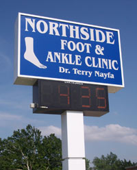 Sign for Northside Foot & Ankle Clinic